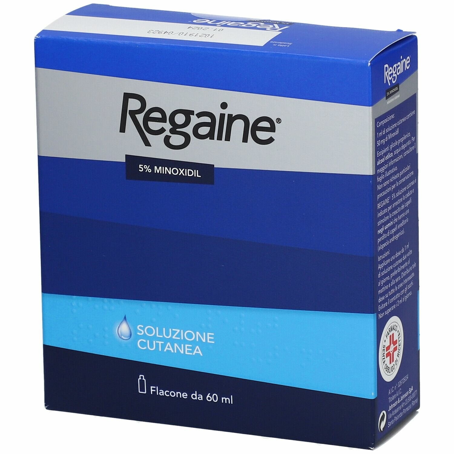 Regaine 5% soluzione per alopecia 60ml