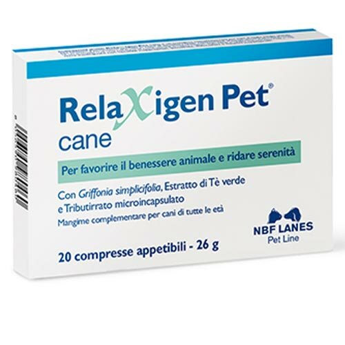Relaxigen pet cane blister 20 compresse appetibili
