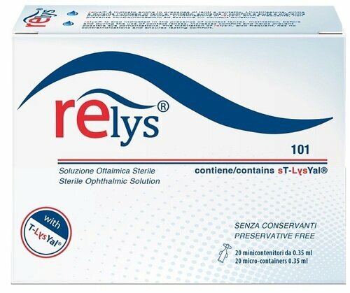 Relys soluzione oftalmica sterile 20 minicontenitore