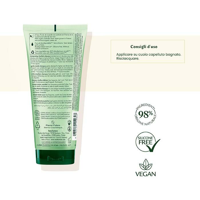 René Furterer Naturia Shampoo Micellare Ultra Delicato 200 ml