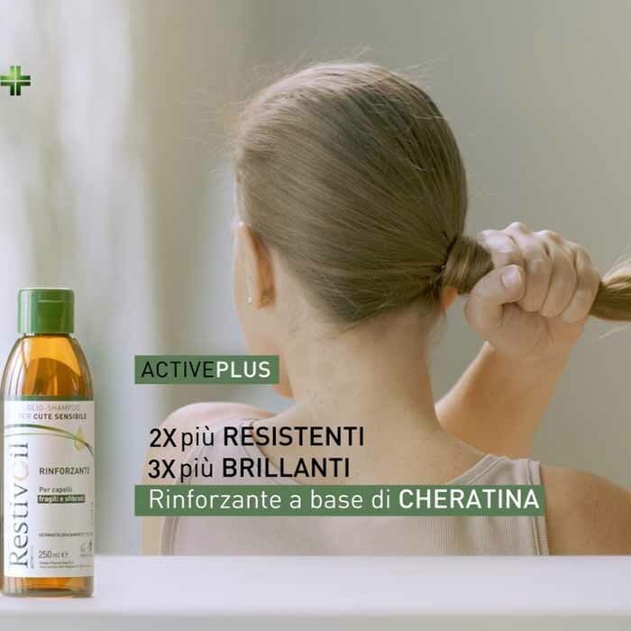 Restivoil Activ Plus Olio Shampoo Rinforzante Anticaduta 250 ml