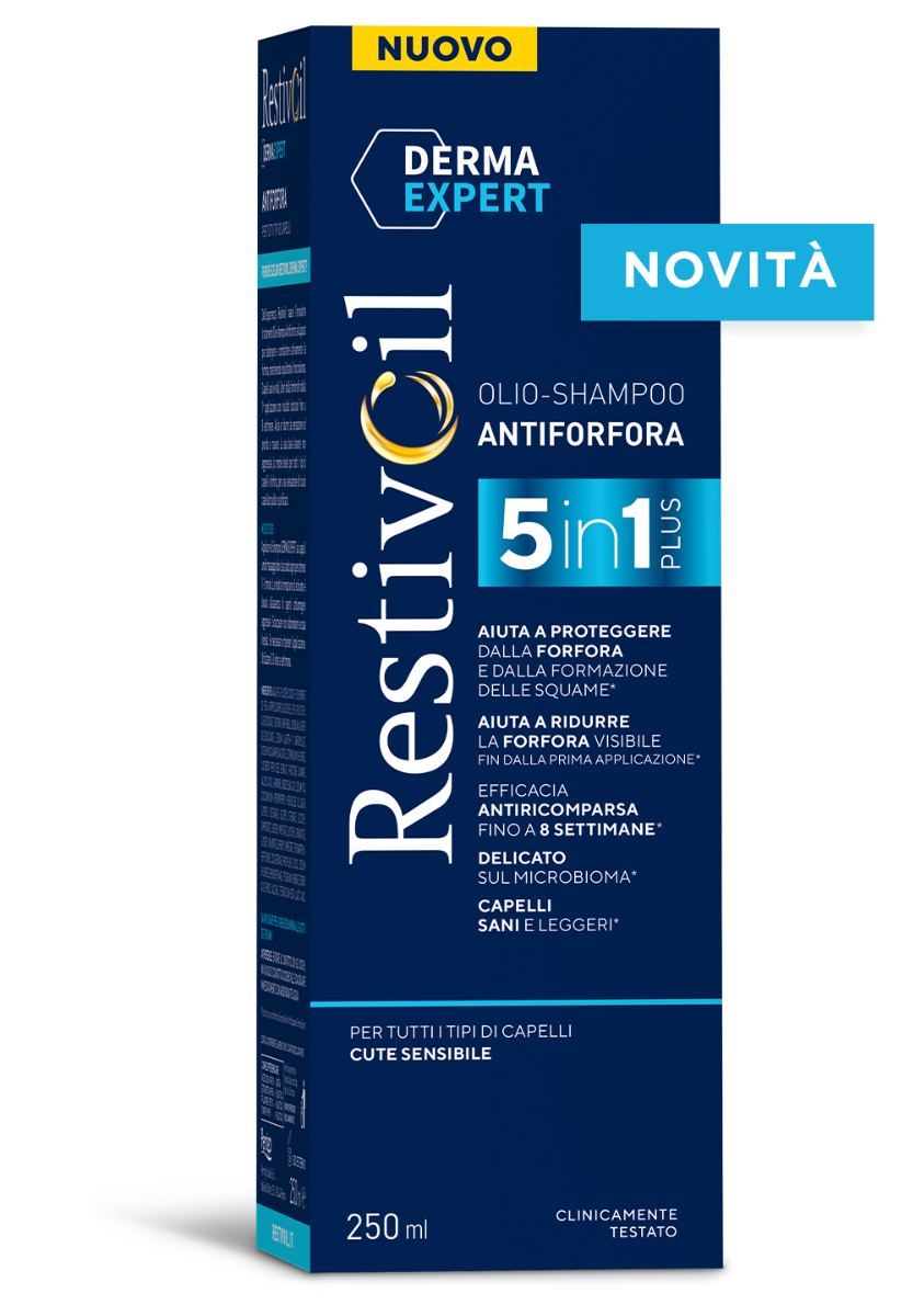 Restivoil derma expert olio-shampoo antiforfora 250ml