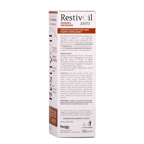 RestivOil Zero Prurito e Irritazione Olio Shampoo Lenitivo 150ml