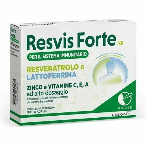 Resvis Forte XR Antiossidante e Difese Immunitarie 12 Bustine