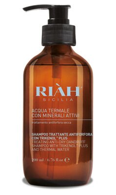 Riah acqua termale shampoo antiforfora secca 200 ml