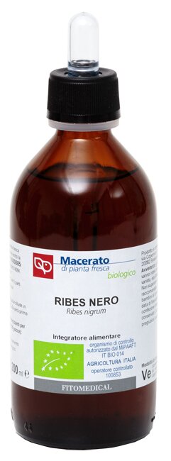 Ribes nero bio tintura madre soluzione idroalcolica 200 ml