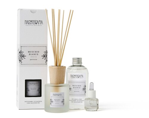 Ricarica per diffusore bastoncini 250 ml muschio bianco
