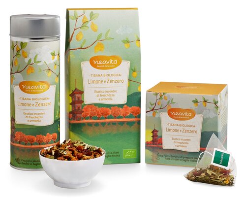 Ricarica tisana limone e zenzero bio 80 g