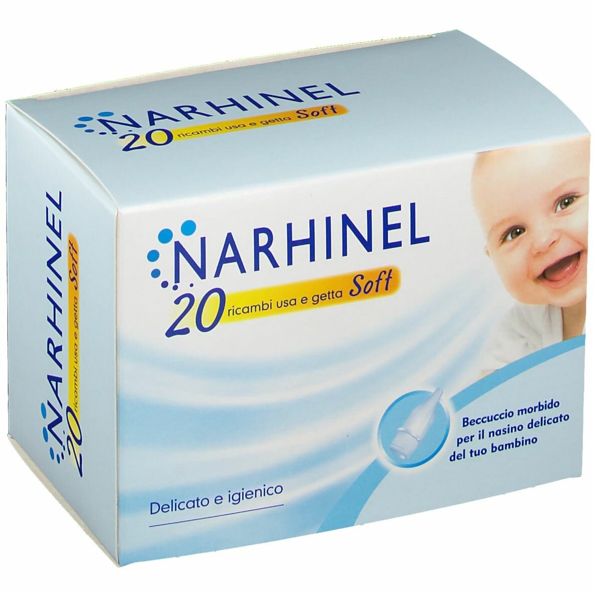 Narhinel Soft Ricambi Aspiratore Nasale 20 pezzi