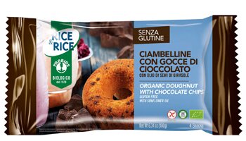 Rice & rice ciambelline con gocce di cioccolato 4 x 45 g