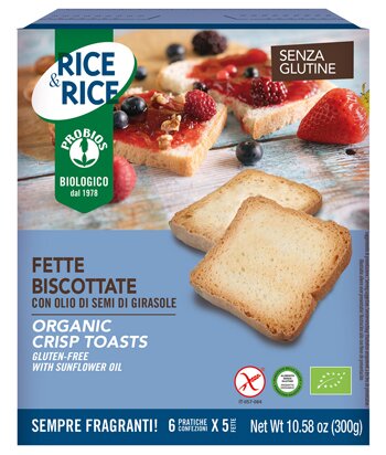 Rice&rice fette biscottate con olio di semi di girasole 300g