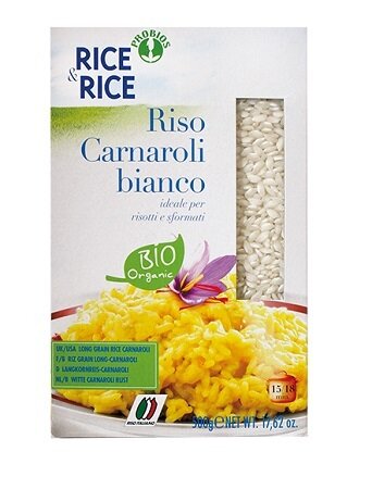 Rice&rice riso carnaroli fino bianco 500 g