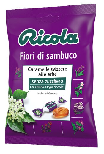 Ricola fiori di sambuco senza zucchero 70 g
