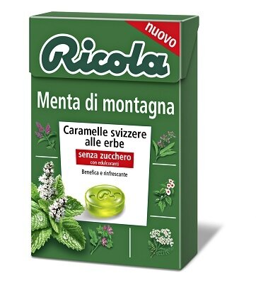 Ricola menta di montagna senza zucchero 50 g