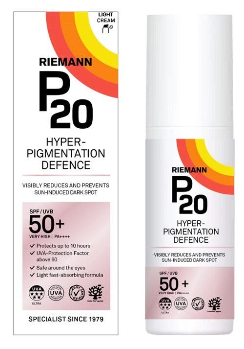 Riemann p20 protezione solare hyperpigmentation 50ml spf50+