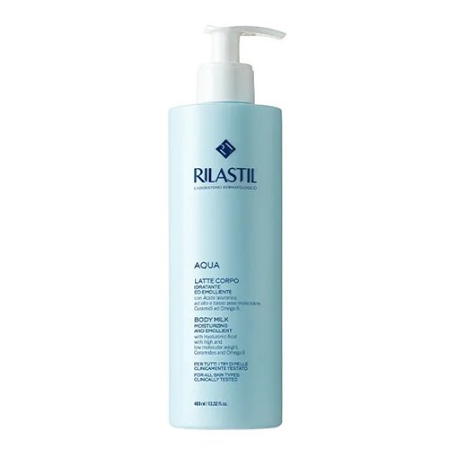 Rilastil Aqua Latte Corpo Idratante e Emoliente 400 ml