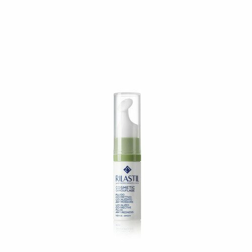 Rilastil camouflage fluido correttivo localizzato antirossore verde 5 ml