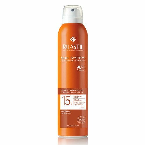 Rilastil Spray Solare Trasparente SPF 15 Protezione Corpo 200 ml