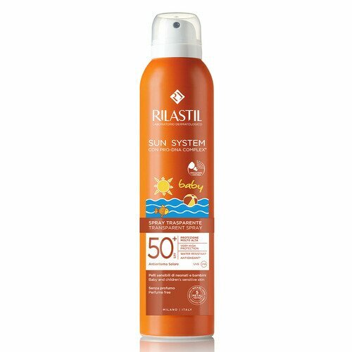 Rilastil Spray Solare Trasparente SPF 50+ Protezione Bambini 200 ml