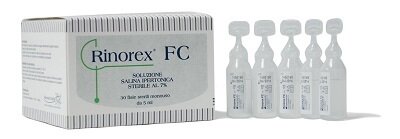 Rinorex fc soluzione salina ipertonica 7% 30 fiale da 5 ml