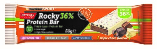 Rocky 36% protein bar triple choco barretta 50 g