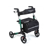 Rollator pieghevole in alluminio verniciato 4 ruote oceano 2.0 mopedia