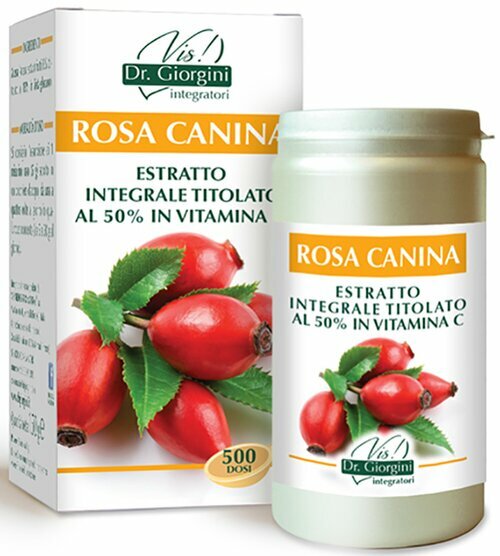 Rosa canina estratto vegetale titolato polvere 100 g