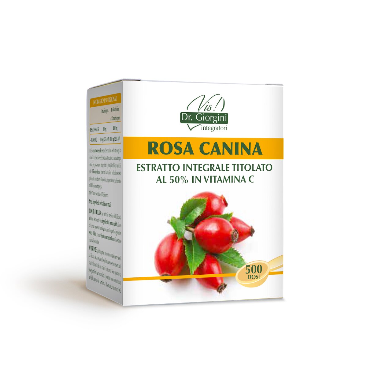 Rosa canina estratto vegetale titolato polvere 500 g