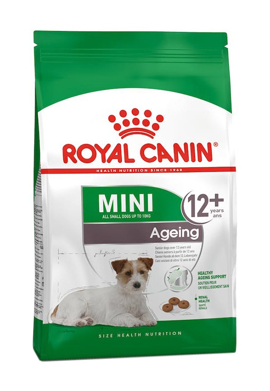 Royal canin mini ageing 12+ alimento secco per cani adulti 800g