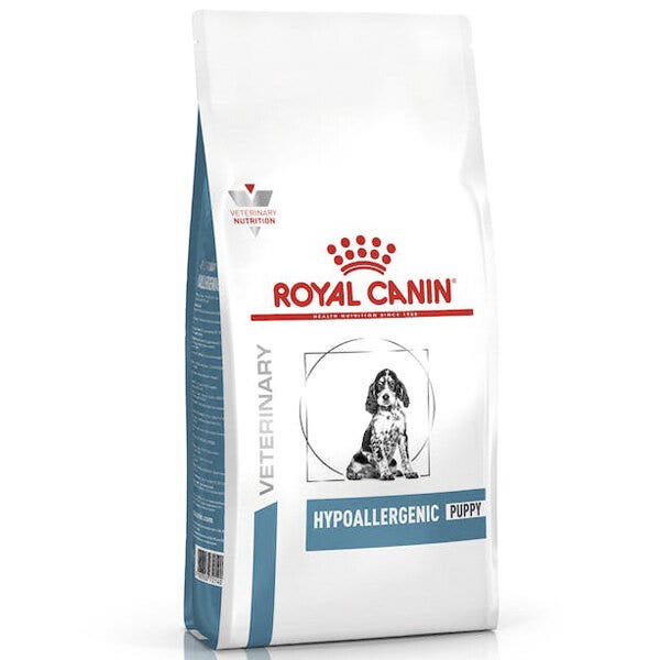 Royal canin veterinary diet hypoallergenic crocchette per cani cuccioli sacco 1,5kg