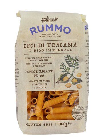 Rummo penne rigate n 66 ceci di toscana e riso integrale 300g