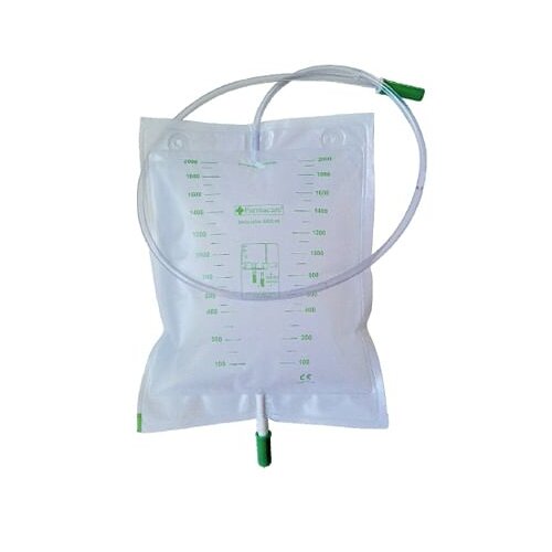 Farmac-Zabban Sacca Raccolta Urina Tubo 130cm con scarico 2 litri