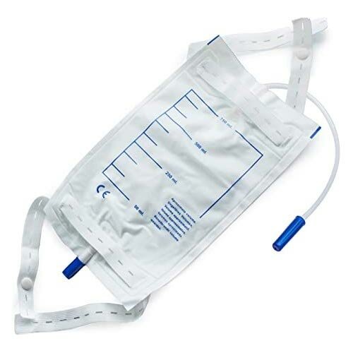 Sacca Urina Da Gamba 750 Ml Scarico E Valvola 4 Lacci 10 Pezzi
