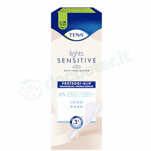 Salvaslip lungo lights by tena long 20 pezzi