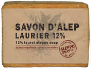 Sapone di aleppo 12% savon alep 12% aleppo soap 200 g