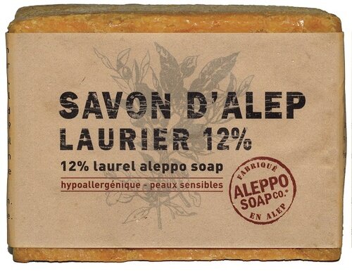 Sapone di aleppo 12% savon alep 12% aleppo soap 200 g