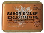 Sapone di aleppo esfoliante argan savon d'alep exfoliant argan bio aleppo soap 100 g