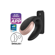 Satisfyer double love connect applicatore vibratore nero