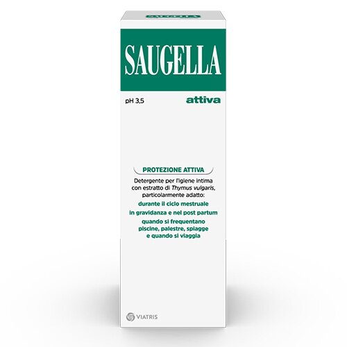 Saugella Attiva Detergente Intimo Ph 3.5 Antibatterico 250 ml