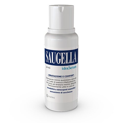 Saugella Idraserum Detergente Intimo Emolliente Idratante 200 ml
