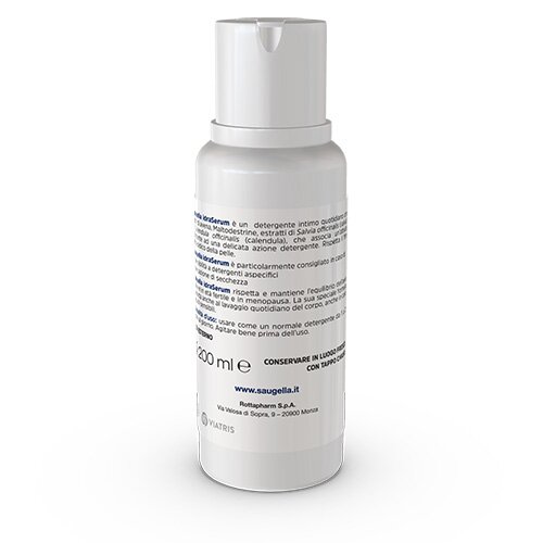 Saugella Idraserum Detergente Intimo Emolliente Idratante 200 ml