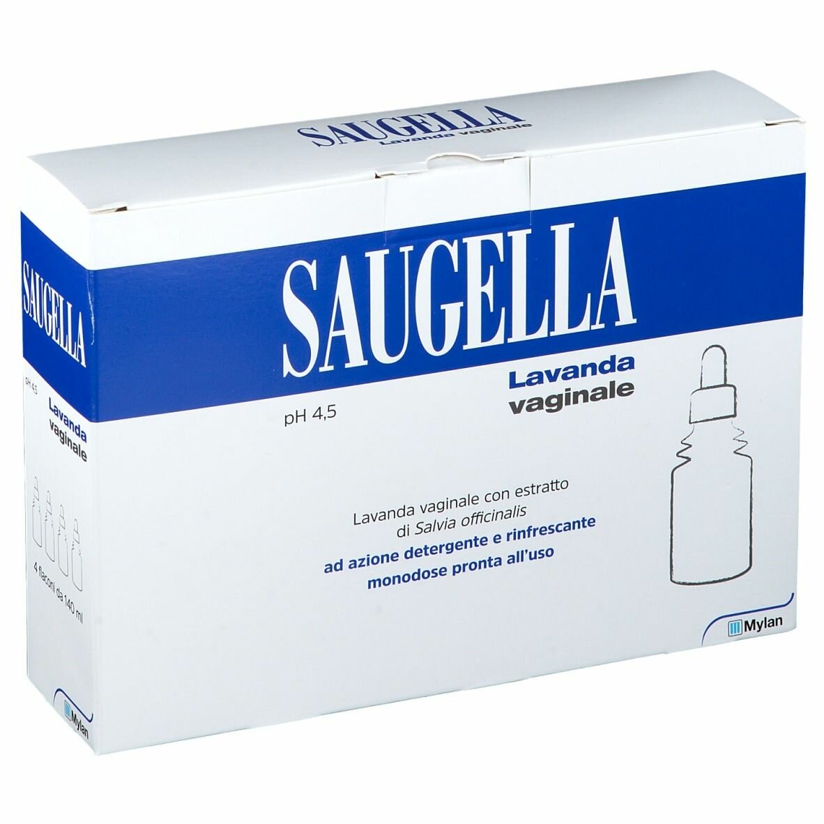 Saugella lavanda vaginale 140 ml 4 flaconi