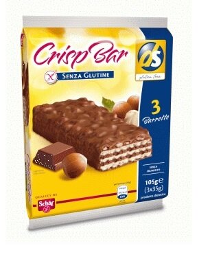 Schar crisp barrette 3 pezzi da 35 g