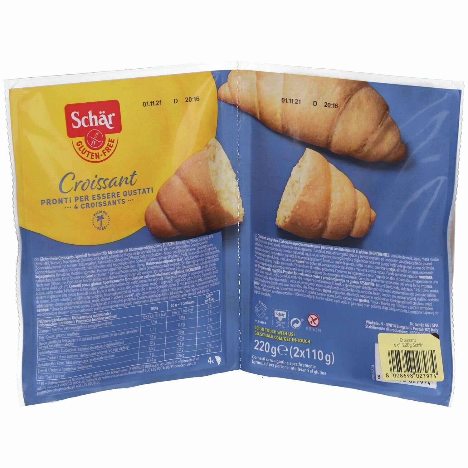 Schar croissant 220 g