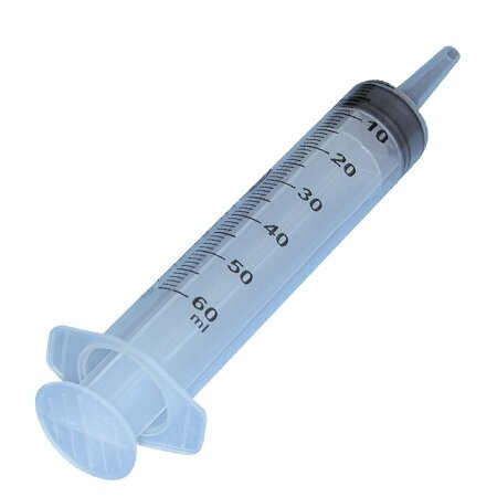 Schizzettone siringa senza ago con cono catetere 60 ml
