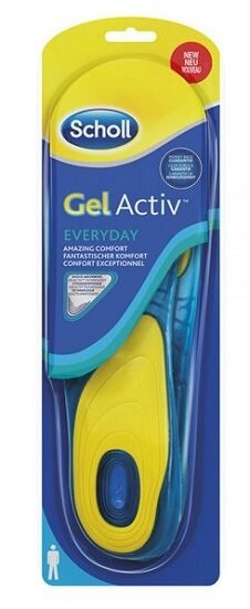 Scholl gelactiv everyday soletta uomo in gel