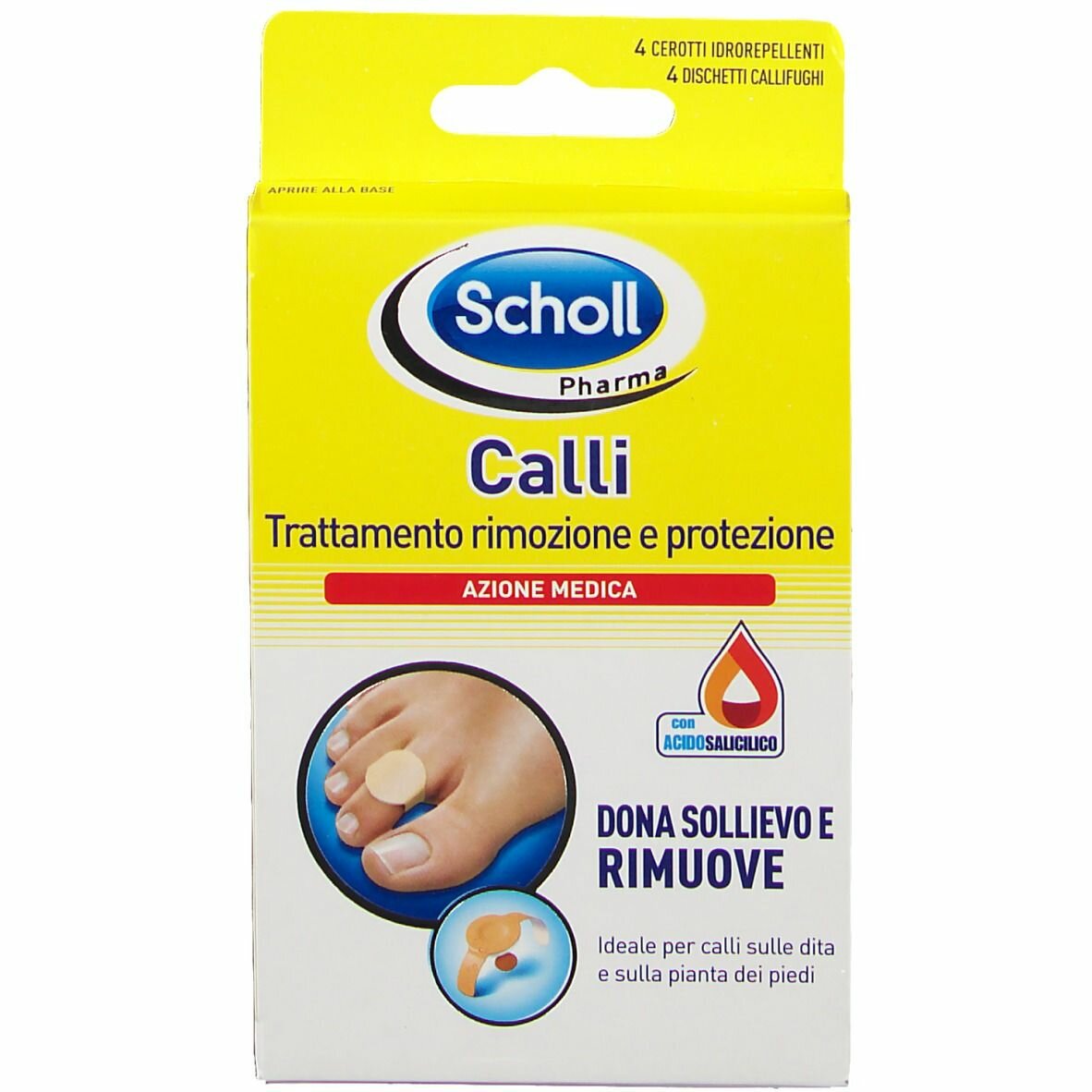 Scholl Calli trattamento rimozione e protezione