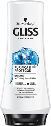 Schwarzkopf gliss balsamo purifica & protegge 200 ml