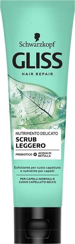Schwarzkopf gliss scrub leggero nutrimento delicato 150 ml
