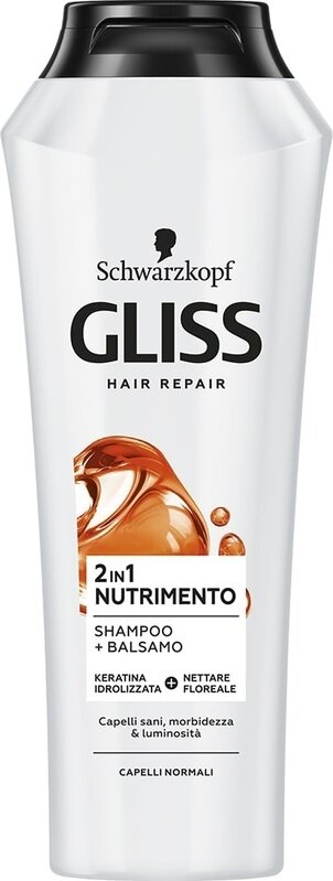Schwarzkopf gliss shampoo e balsamo 2in1 nutrimento 225 ml